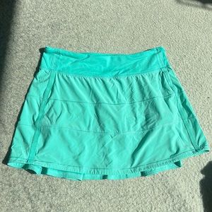 COPY - Lululemon Pace Rival Mid Rise Skirt Kelly Green